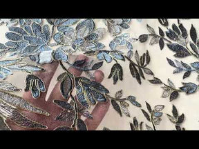 Blue Lace with Gold Cording - Kylar