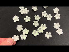 Ivory Laser Cut Flowers - M10 (Bag of 144)