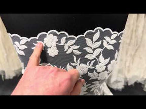 Ivory Embroidered Lace - EB5031