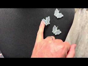 Misty Green Butterfly Applique - M1