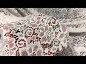 Ivory Stretch Guipure Lace  - Laud