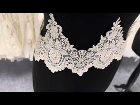 Ivory Beaded Lace Trim - Hazel