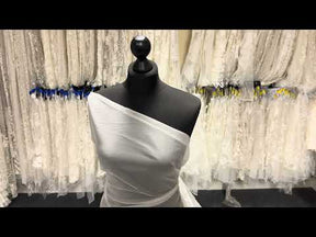 Pale Ivory Silk Organza - P769
