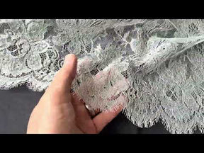 Silver Chantilly Lace - P183