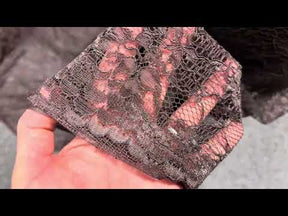 Chocolate Corded Lace - Landon