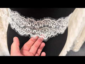 Ivory Raschel Lace Trim -  Styoma