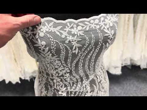 Ivory Sequin Lace - EB3051