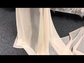 Champagne Polyester Chiffon - Honesty