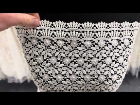 Ivory Guipure Lace - Nature