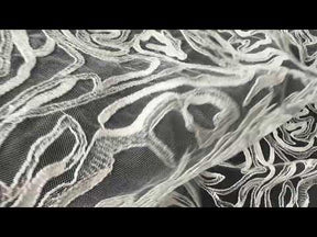 Ivory Sequin Lace - EB3012