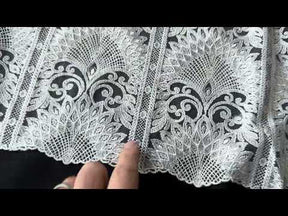 Ivory Embroidered Lace - EB5044