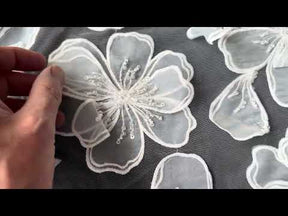Ivory 3D Lace - Mickey