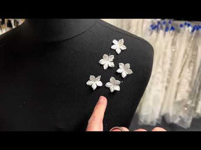 Pale Ivory Laser Cut Flower - MM0008 (pack of 144)