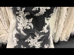Ivory Corded Embroidery Lace - P233