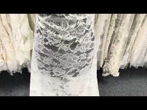 Ivory Raschel Lace - P212