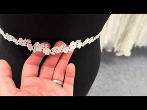 Ivory Guipure Lace Trim - T711