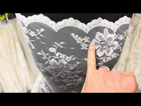 Ivory Raschel Lace - P221