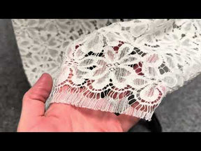 Ivory Corded French Lace - LA4006