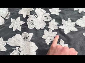 Ivory Embroidered Lace – EB5016