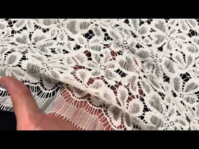 Ivory Corded French Lace - LA4006
