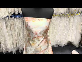 White with Silver Glitter Tulle - P15