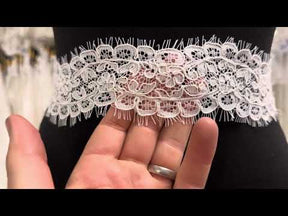 Ivory Raschel Lace Trim - Transcend