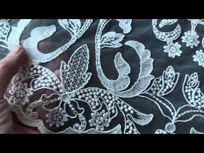 Ivory Corded Lace – Marika