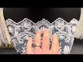 White Beaded Lace - Sappy