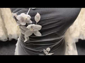 Ivory 3D Flower Lace - Portobella