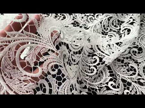 Ivory Guipure Lace - LB2004