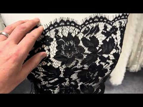 Black Raschel Lace - LA1002