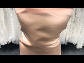 Peach Polyester Satin - Contessa (CF)