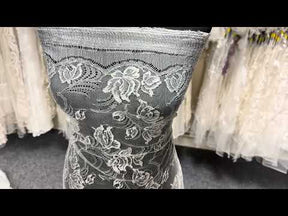 Silver Chantilly Lace - P882