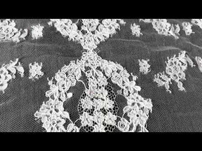 Ivory Corded Chantilly Lace - Raleigh