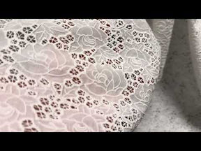 White Embroidered Cotton - EB6001
