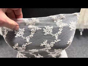 Ivory French Embroidered Lace - Remington