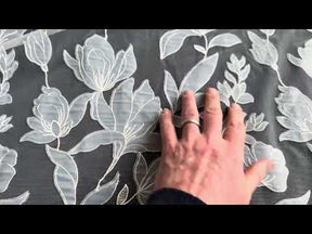 Ivory Embroidered Lace - Santana