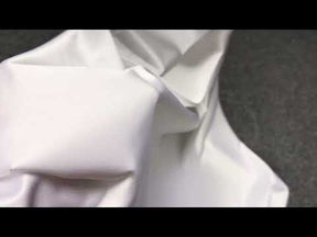 White Polyester Duchess Satin - Contessa
