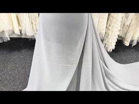 Silver Polyester Chiffon - Benevolence