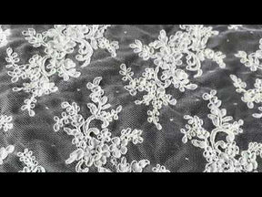 Ivory Corded Lace - P637