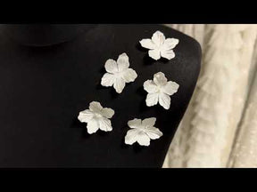 Ivory Eco Satin Flowers - MM0039 (Bag of 144)