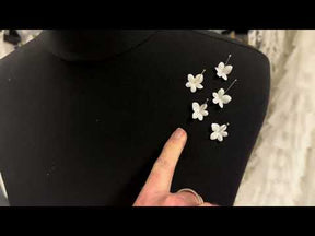 S Ivory Eco Satin Flowers - MM0036 (Bag of 144)