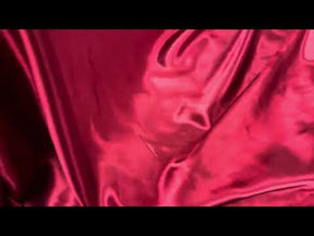 Claret Polyester Satin - Ascot