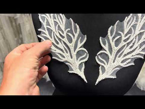 Ivory Beaded Motif - MT4005