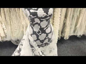 Ivory Jacquard coupe Filé - Sunny