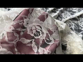 Ivory Raschel Stretch Lace – Matina