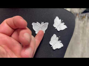 White Butterfly Applique - M4