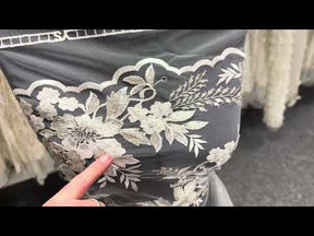 Ivory Sequin Embroidery Lace - EB3044