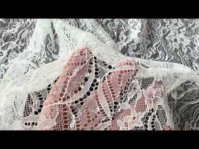 Ivory Sequin Lace - LB6005