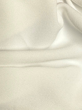 Ivory Polyester Stretch Crepe - Prowess